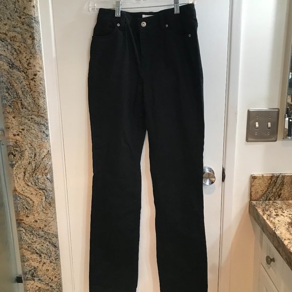 Boston Proper , Jet Black, Paris Straight Leg Jeans, size 4 - Picture 2 of 4